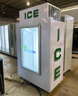R404a commerciële de opslagbak van het ijs koelere binnenbenzinestation in zakken gedane ijs