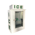R404a commerciële de opslagbak van het ijs koelere binnenbenzinestation in zakken gedane ijs