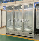 Van de de Supermarktkoelkast van 2~8℃ R290 van de het glasdeur koude de drank rechte koelere vitrine