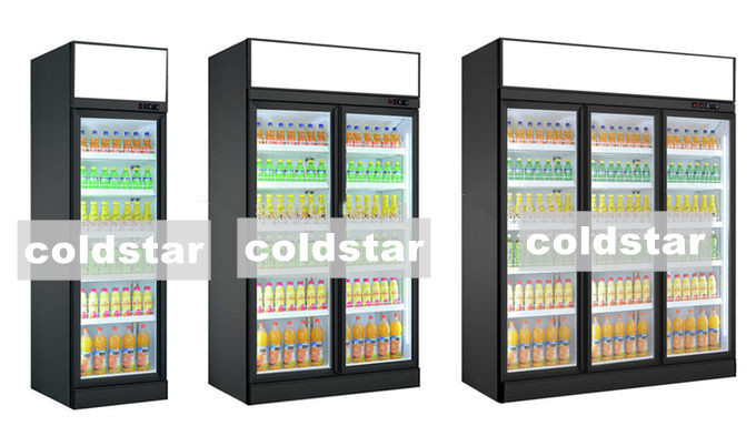 De supermarkt Gekoelde van de de Ijskast Rechte Vertoning van de