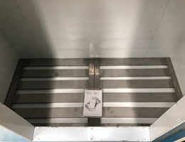 De geschilderde Diepvriezer van het Staal Commerciële Ijs met Bovenkant zet OEM van het Koelingssysteem Grootte 2 op