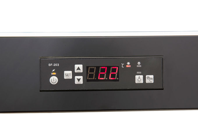 De auto ontdooit Diepvriezer 7 Waaier van de Pannen-22℃~ Temperatuur -18℃ 3 van de Roomijsshowcase