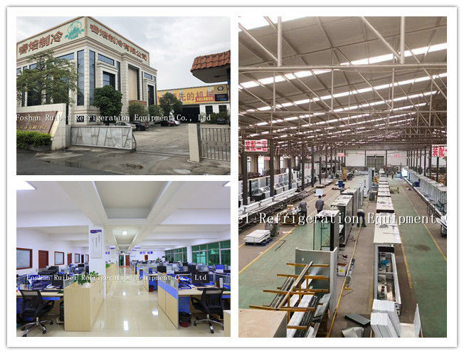 450L energie - van de de Deurdiepvriezer van het besparings Commerciële Glas de Showcase Rechte Harder 4