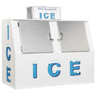 Dubbele het ijsmerchandiser van hellingsdeuren voor benzinestation in zakken gedaan ijs stroaged