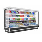 Open Front Display Chiller Cabinet For Drank en de Groente van supermarkt de rechtop Koelere Commerciële Multideck