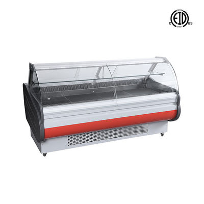 Front Open Door Deli Cooler-van de de Vertoningskoelkast van het Supermarktgekookt voedsel Tegenmerchandiser