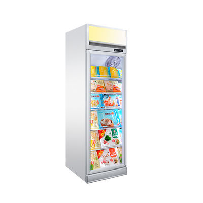 De rechte 450L-het Bevriezen Diepvriezer van de de Deurshowcase van het Roomijsglas